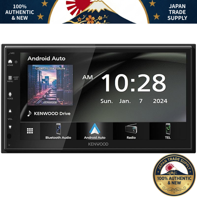 Kenwood 7-inch & 9-inch Display Audio Systems with Wireless Apple CarPlay and Android Auto Integrati