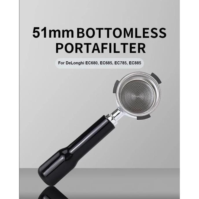 Naked Portafilter Delonghi EC680 EC685 EC785 EC885 Porta กรอง Delonghi Italian Coffee Machine Maker 