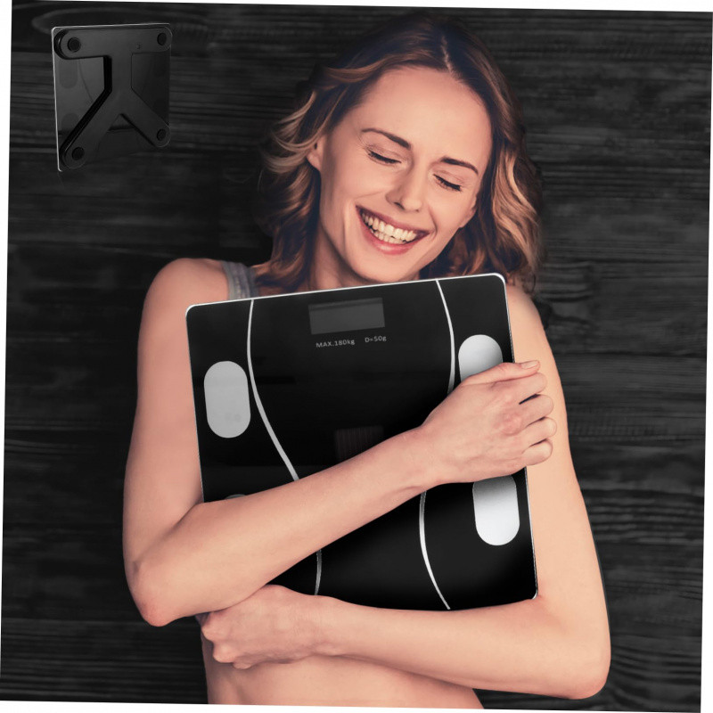 Digital Bathroom Scale, Wireless, Rechargeable, High Precision, USB Charging, Household Scale for Ho