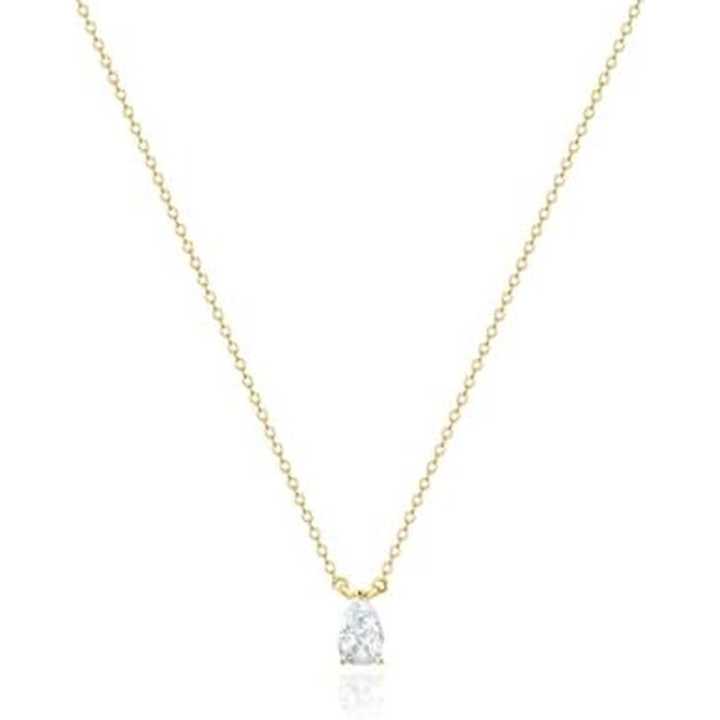 Zeffy เพชรสร้อยคอผู้หญิง, Dainty 18k Plated Layered สร้อยคอ CZ เพชรจี้สร้อยคอผู้หญิงของขวัญอินเทรนด์