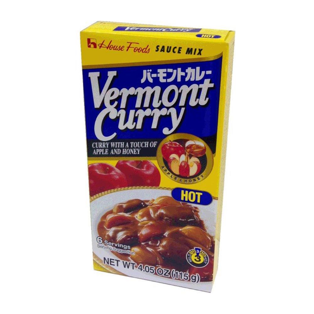 [สินค้าส่งด่วน] เฮ้าส์เครื่องแกงกะหรี่ชนิดเผ็ดมาก115ก. HOUSE VERMONT CURRY HOT 115G.