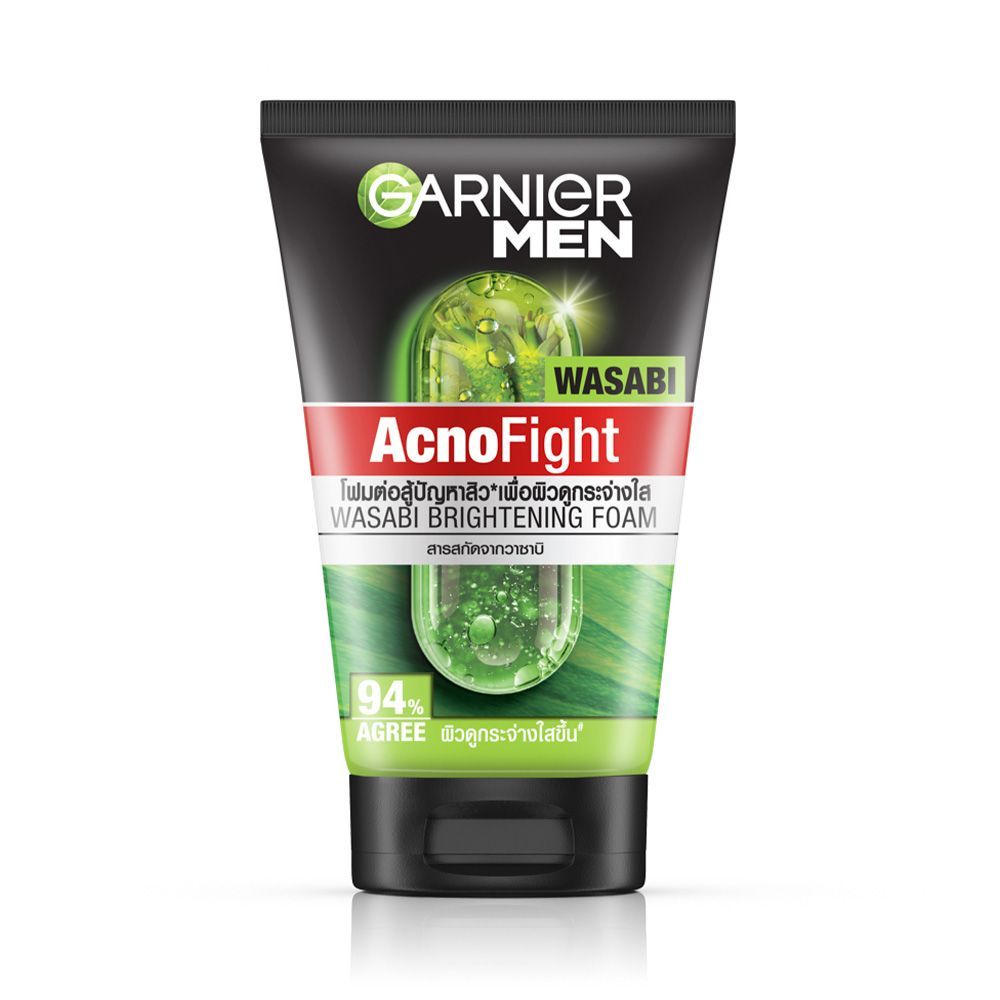 [สินค้าส่งด่วน] การ์นิเย่เมนแอคโนไฟท์สครับโฟม 150 มล GARNIER MEN ACNO FIGHT SCRUB FOAM 150ML