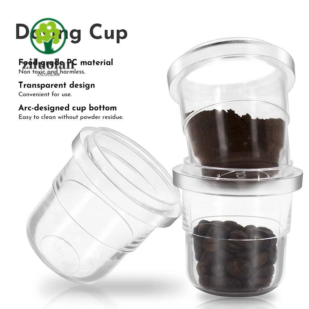 ZILUOLAN Coffee Dosing Cup, 58ml Coffeeware Espresso Dosing Cup, Accessories Stacking Universal Espr