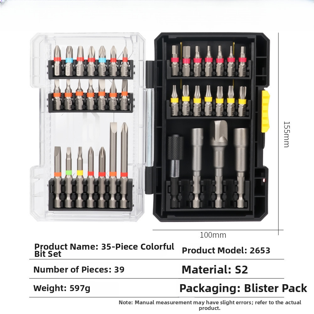 Cross และ Slotted Magnetic Bits สําหรับไดรเวอร์ IMPACT 2653 2653A 2655 2656 2657