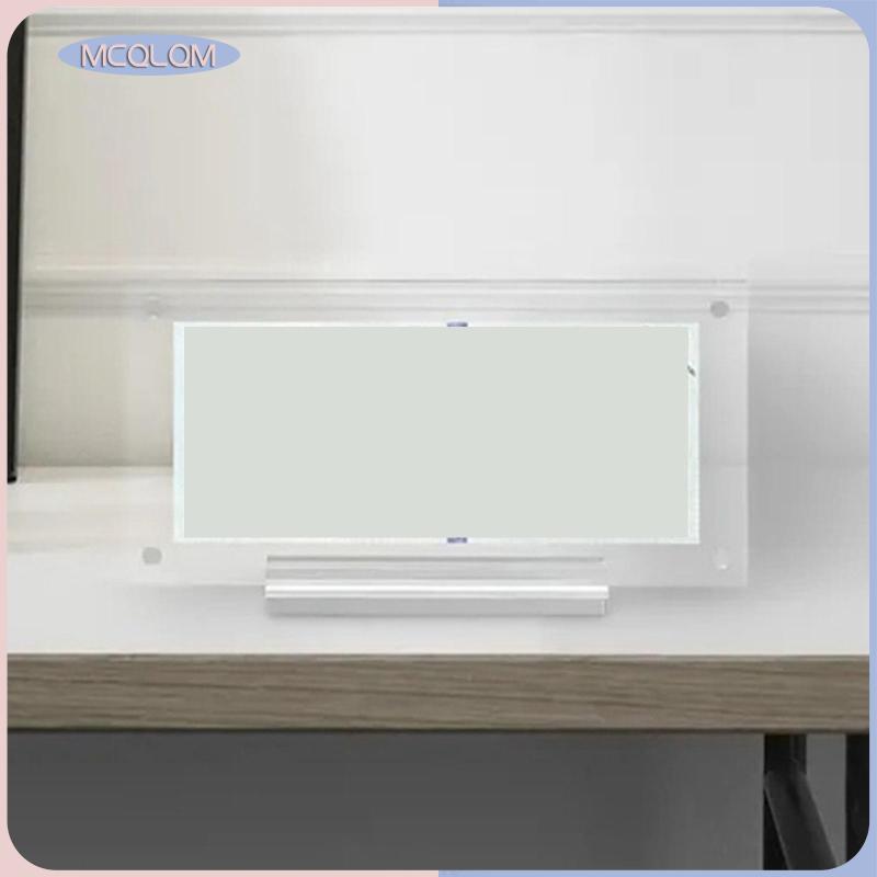 [mcqlqm] Magnetic Acrylic Dollar Bill Display Frame ทนทานแบบโปร่งใสสําหรับคอลเลกชันโฮมออฟฟิศ