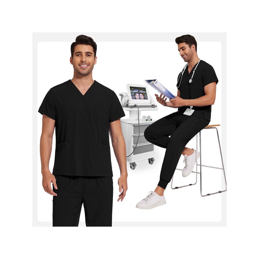 Frosted Set Medical Uniform Elastic Nurse Accessories Pet Clinic Doctor Clothing Surgical