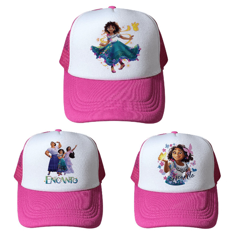 Encanto Unisex ตาข่ายเด็ก Trucker หมวก,คลาสสิกเบสบอลหมวกผู้ใหญ่น้ําหนักเบา Breathable Sun Protection