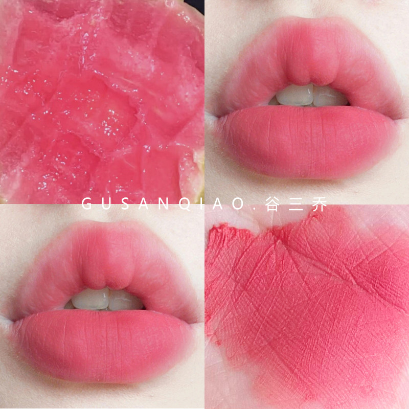 ลิปสติก lipstick Tender Girl Pink Lipstick Lip Glaze Barbie Pink Tone Guava Color Nude Pink Low Satu