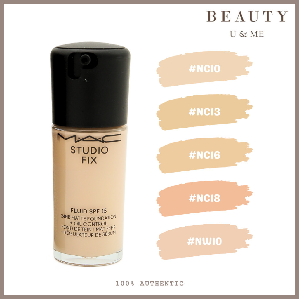 MAC MAC MAC Studio Fix Fluid Foundation SPF15 30ml (NC10 / NC13 / NC16 / NC18 / NW10)