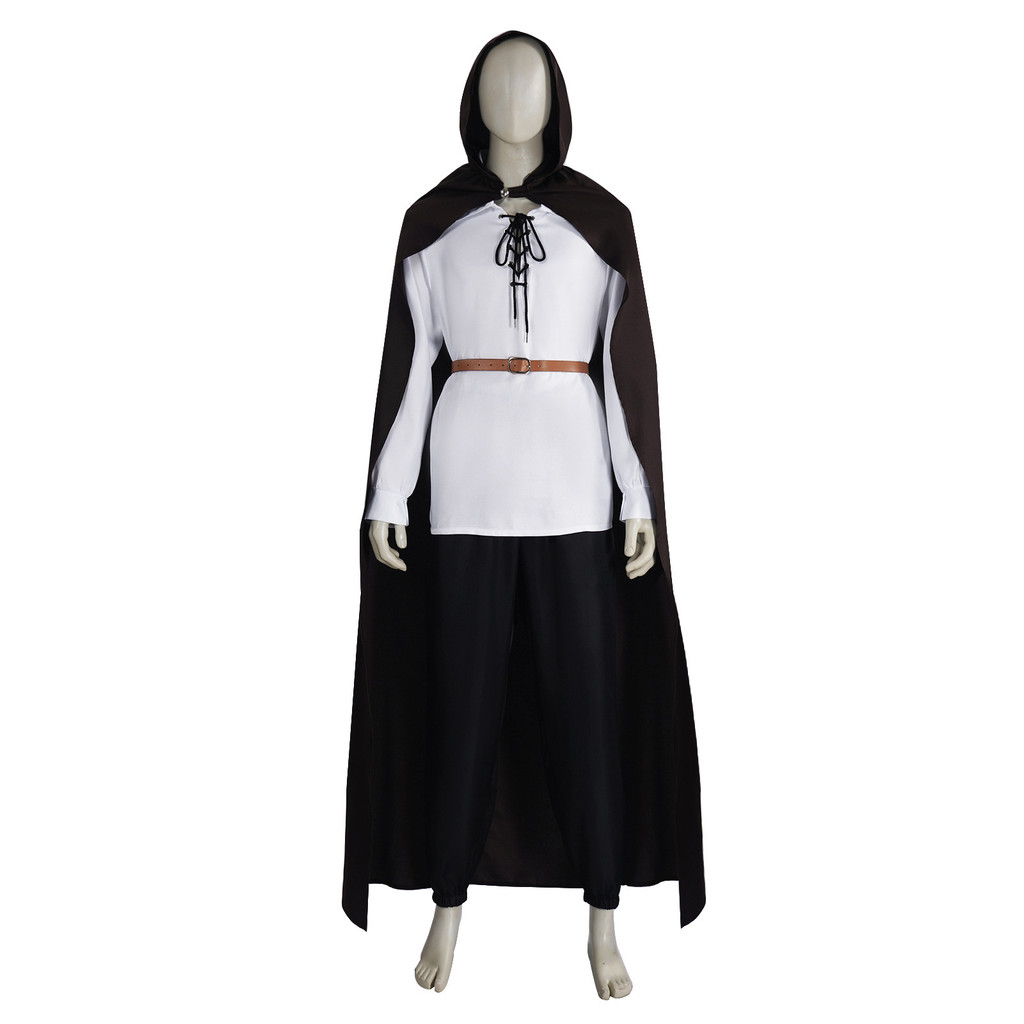 Halloween Medieval Pirate Cape Costume Cosplay Outfit Pirate Knight Outfit