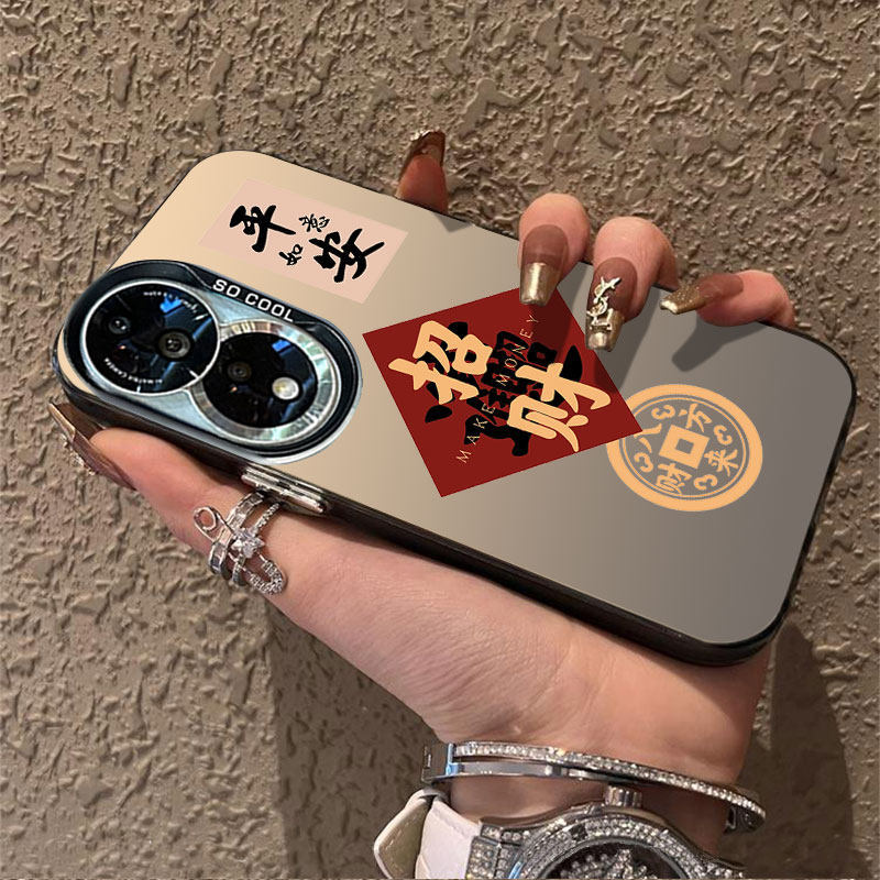 เคส honor x7c เคส honor x6b Creative Lucky เคสซิลิโคนคุณภาพสูงเคสโทรศัพท์