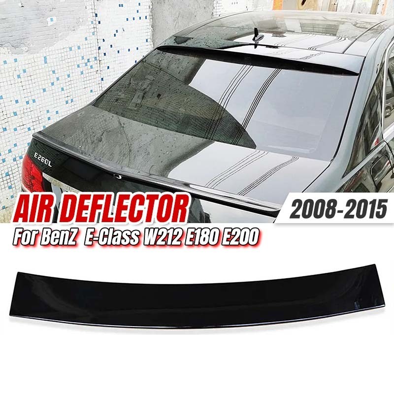 สําหรับ 2008-2015 Mercedes Benz E-Class W212 E180 E200 E260 E300 E320 4 ประตูหน้าต่างด้านหลังหลังคาสปอยเลอร์ปีกรถปรับแต่งอุปกรณ์เสริม