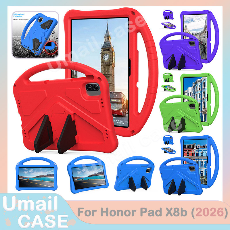 กรณีความปลอดภัยสําหรับเด็กสําหรับ Honor Pad X8b 2026 11 นิ้ว Honor Pad X8a EVA กันกระแทกแท็บเล็ตฝาคร