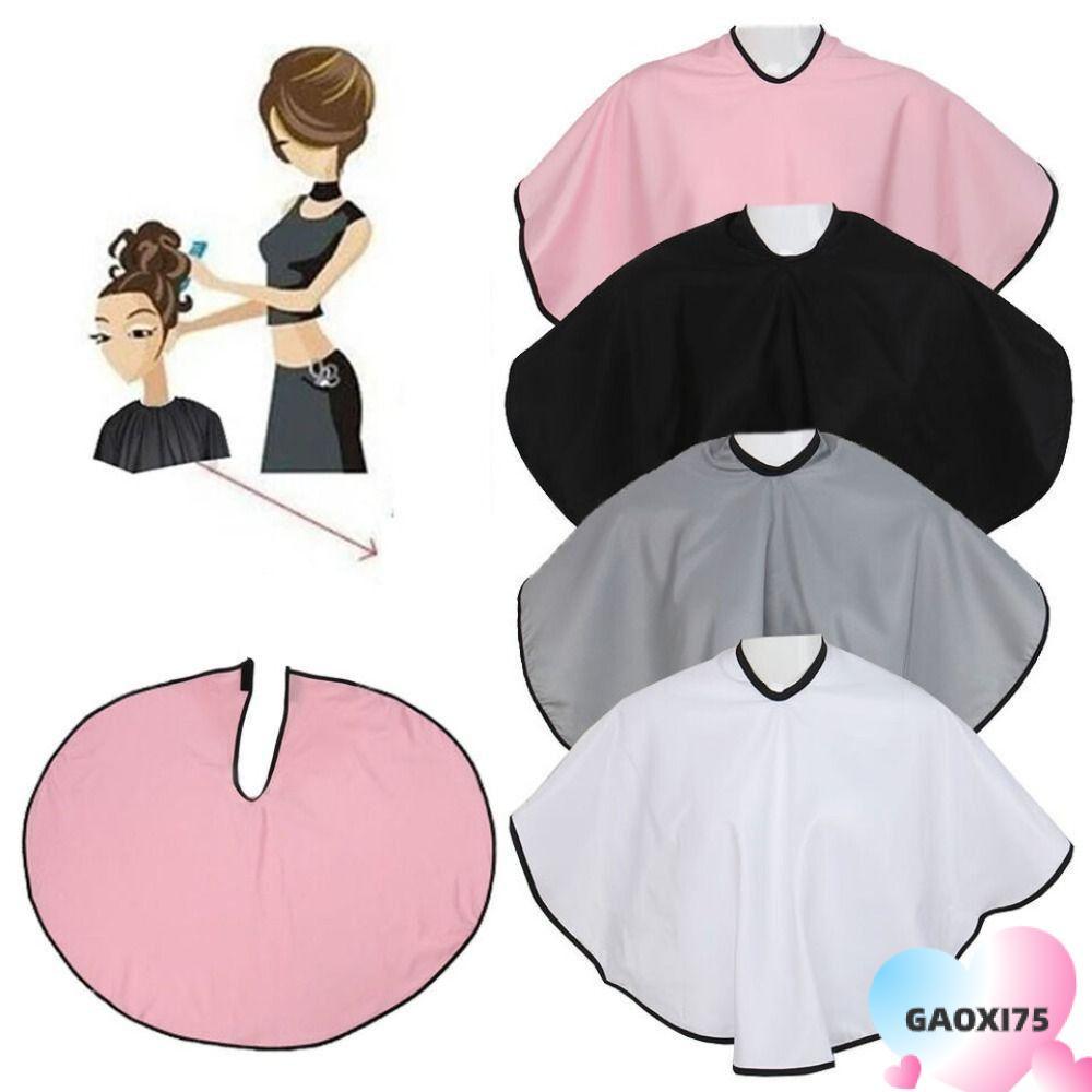 GOXI75 ผ้าคลุมไหล่ผมย้อม, Salon Tool ผ้าคลุมตัดผมกันน้ํา, ผ้าทําผมนํากลับมาใช้ใหม่ป้องกันไฟฟ้าสถิตย์