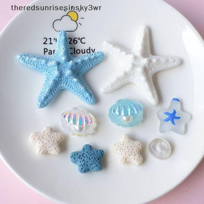 Z & P 1 ชุด Sea Hole Punch รองเท้า Charms DIY Ocean Lava Rock & ปลาดาวคลิปรองเท้าสําหรับรองเท้าแตะฤดูร้อนและรองเท้าแตะตกแต่ง COD