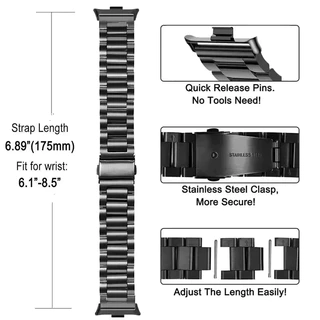 สายรัดนาฬิกาสแตนเลสสำหรับ Huawei Watch Fit 5-Fit 5 Pro Cable สร้อยข้อมือ Smartwatch สำหรับ Huawei Fit 4 4Pro สายโลหะ