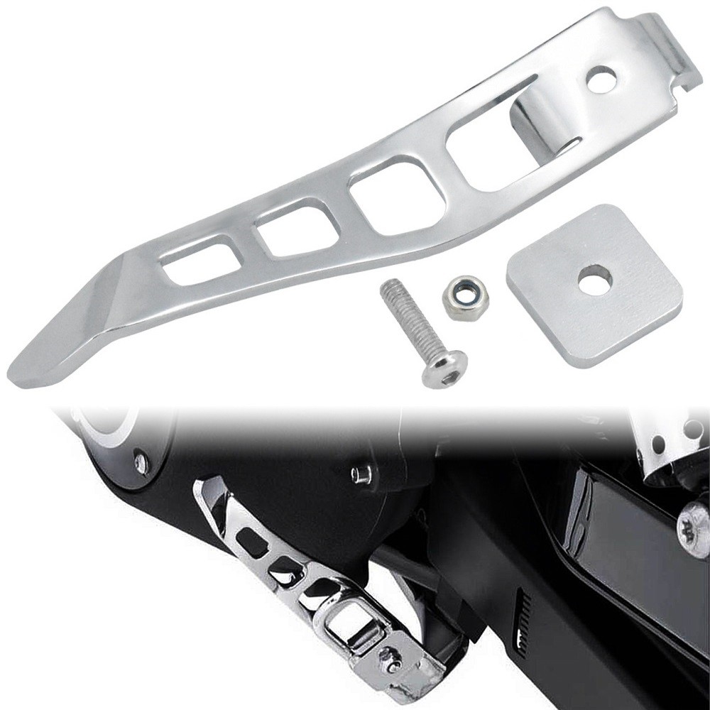 รถจักรยานยนต์ด้านข้างขาตั้งเท้าขยายแผ่น Extender Kickstand สําหรับ Harley Dyna Street Bob FXDB FatBob FXDF Low Rider 93-17