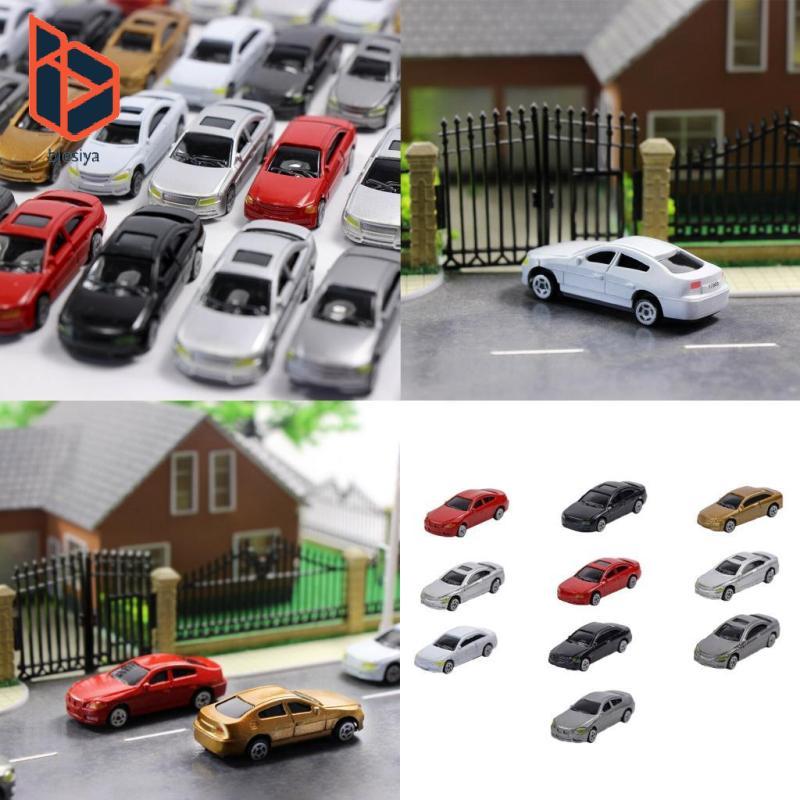 [Blesiya] 10 ชิ้น 1:87 HO Scale รถโมเดล, HO Scale ยานพาหนะโมเดล, รุ่น HO Scale
