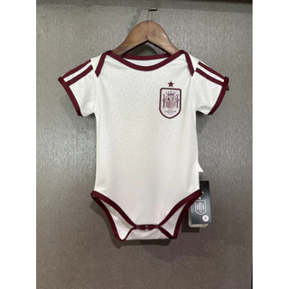 2026 ทีมชาติเสื้อฟุตบอลออกแบบ ชุดรอมเปอร์ เด็กทารกเสื้อฟุตบอลบอดี้สูท ชุดจั๊มสูท ชิ้นเดียวเด็กวัยหัดเดินเด็กกีฬาชุดคลาน