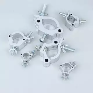 [QIMO] อลูมิเนียมอัลลอยด์ไฟเวที Truss Clamp DJ Light Clamps Hooks สําหรับ LED PAR Moving Head Beam Spot Clamps