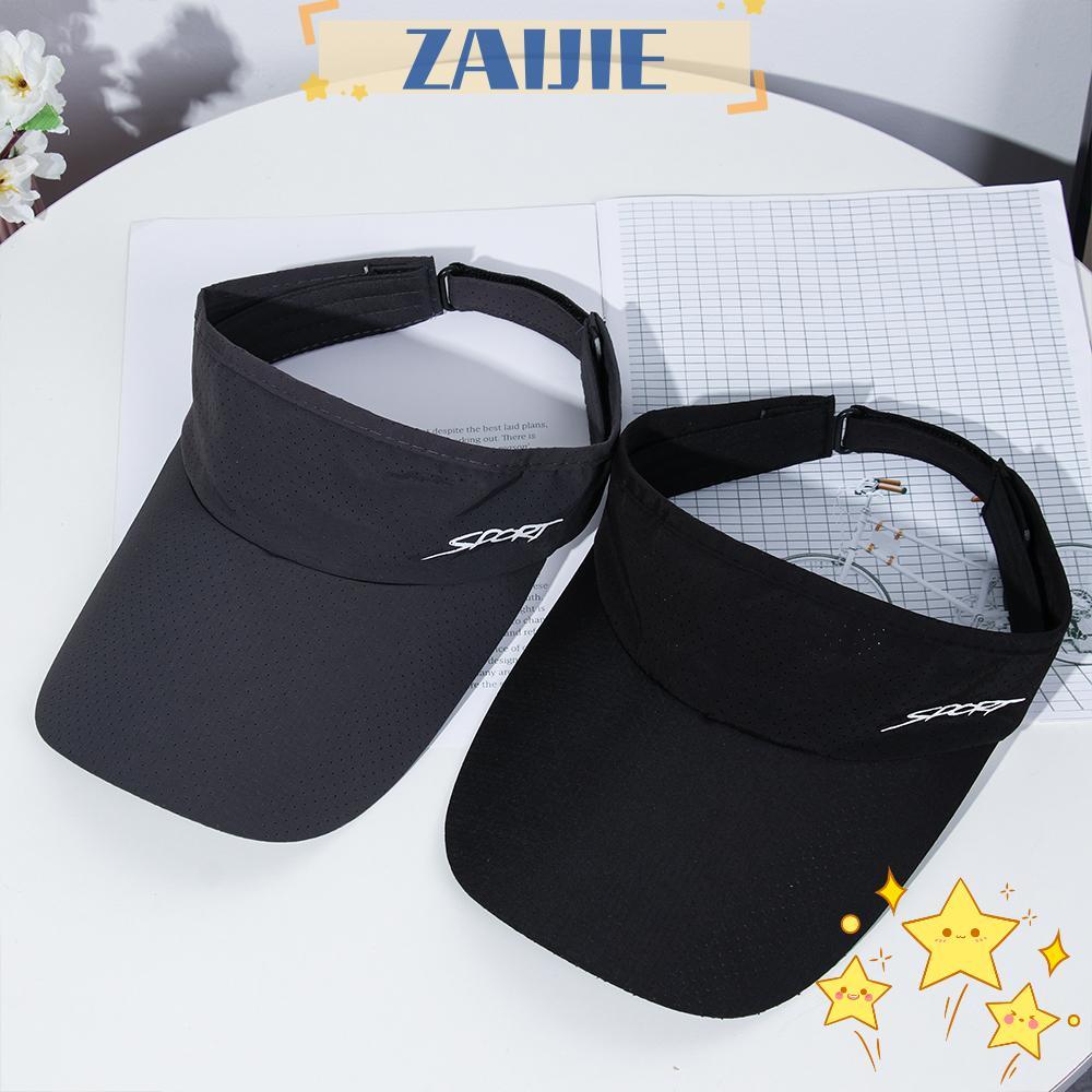ZAIJIE Sports Visor Summer Breathable Quick-drying Running Beach Hat