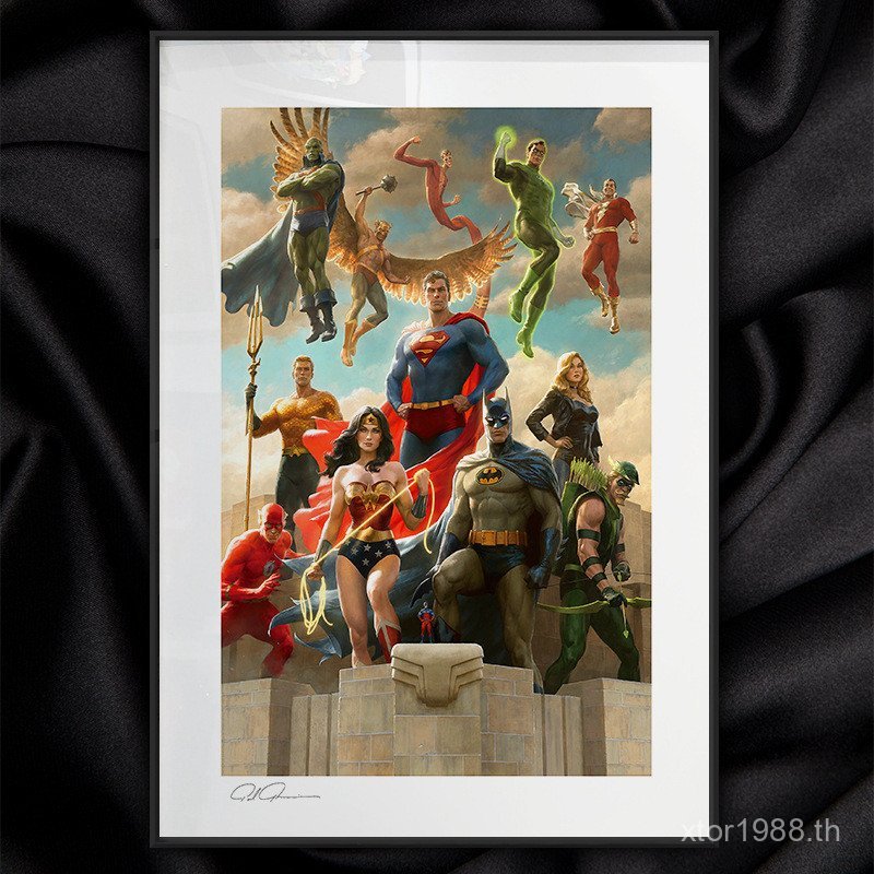 ภาพวาด Studio League sideshow คอลเลกชัน dc ภาพวาดตกแต่ง Justice Art ภาพวาดคอลเลกชันลายเซ็น500333ยู 7
