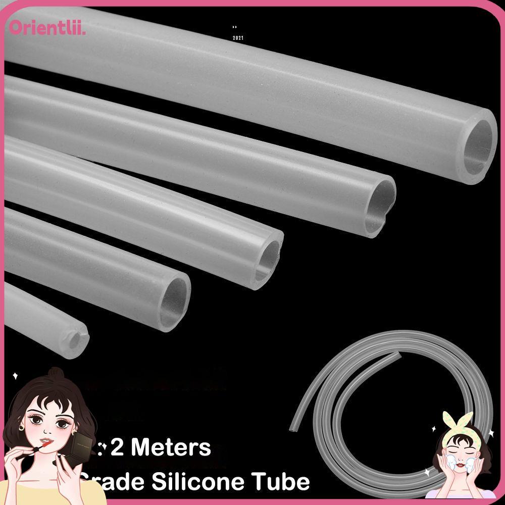 ORIENTTK 2M ซิลิโคนหลอดสําหรับรถยนต์ Aquariums Connector ซ่อมอุณหภูมิความต้านทานน้ํายืดหยุ่นยางนุ่ม