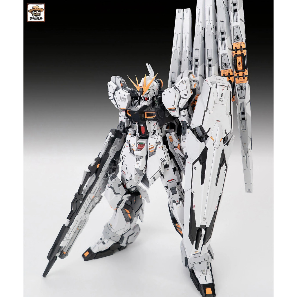 พร้อมสต็อก การสร้างของเกษตรกร Niu Gundam Cai Meow Meow gk Modeling China Creative Mecha 100 Scale As