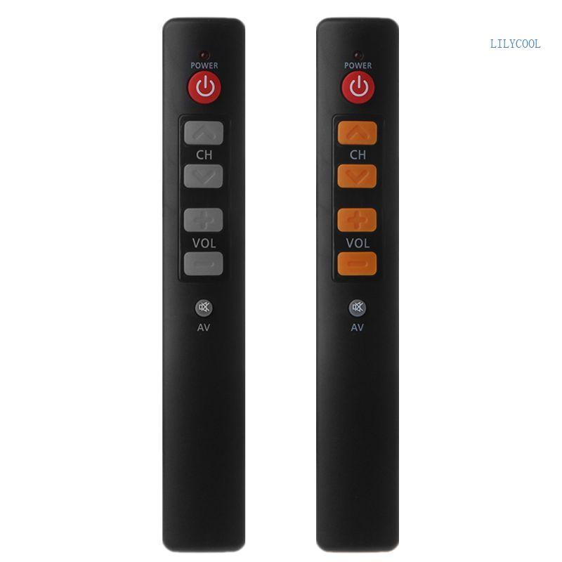 CH Universal 6 สําหรับคีย์การเรียนรู้รีโมทคอนโทรลปุ่มขนาดใหญ่คัดลอกอินฟราเรด IR Remote B