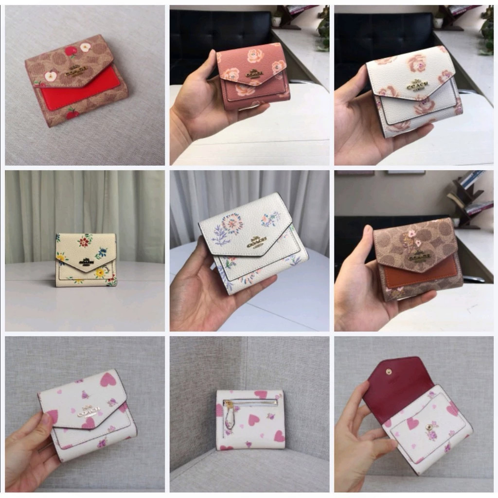 31822 1131 69849 67246 76317 กระเป๋าสตางค์ผู้หญิง ซองสั้นกระเป๋าสตางค์ Small Wallet V1SE35HD