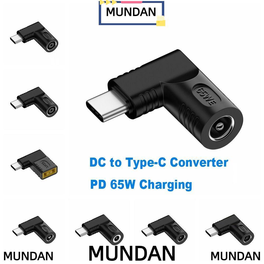 MUNDAN Power Adapter Professional 5v 9v 12v 5.5X2.5 7.4X0.9 4.5X0.6mm PD 65W สําหรับ //