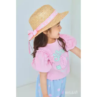 【พร้อมส่ง】「สินค้าลิขสิทธิ์แท้」IRIS KIDS BEBEBE 26ss IKS260416 Rosy Sky shirt/pants เสื้อผ้าเด็ก เสื้อแขนพอง กางเกงขายาว