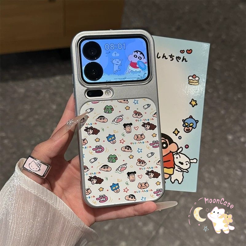 เคสไอโฟน17 เหมาะสำหรับ IPhone 11 15 14 13 17 12 16 Pro MAX 16 Plus 14 15 Plus Air เคสโทรศัพท์กันกระแทกชินจัง