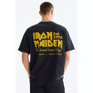 H&M(เอชแอนด์เอ็ม) เสื้อยืดทรงโอเวอร์ไซส์ ผู้ชาย 1159823_20