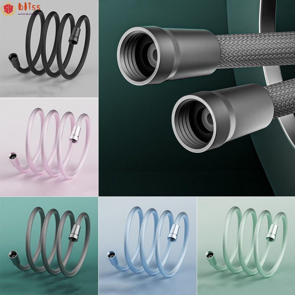 BLLISS สายฝักบัวมือถือ 1.5/2 เมตร Universal Interface Shower Tube, ยืดหยุ่น Anti Winding GI/2 Bath S