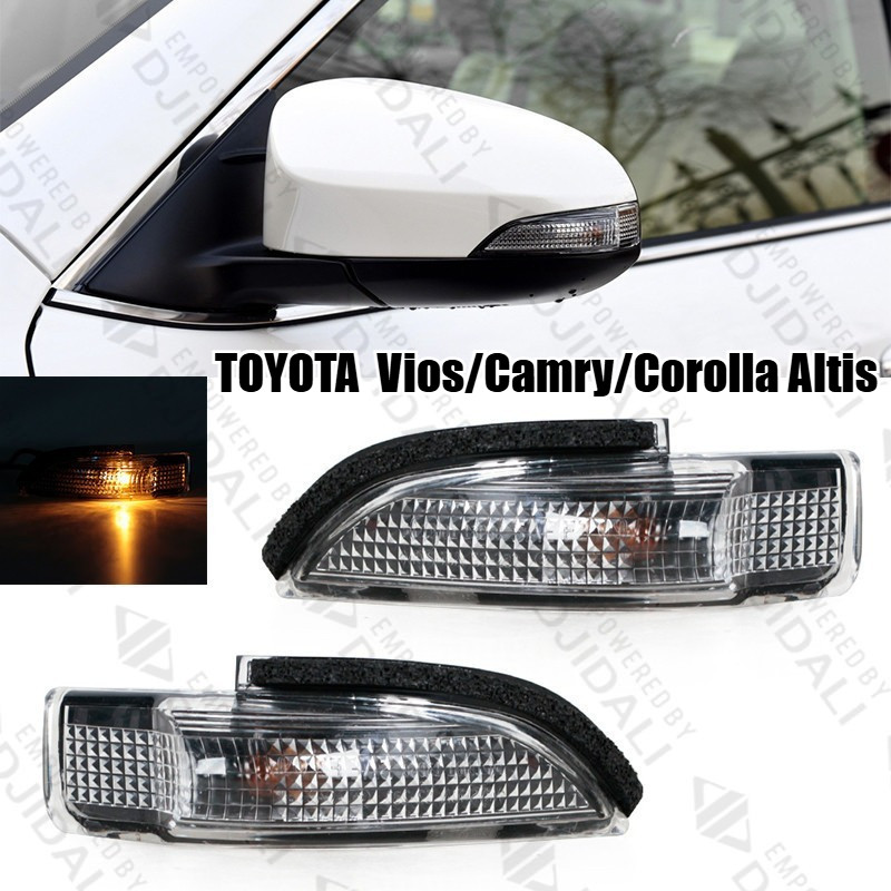 ไฟเลี้ยวกระจกมองข้าง LED สำหรับ Toyota Vios 2014-2017 / Camry 2012-2017 / Corolla Altis 2014-2017 ไฟเลี้ยวข้าง 12V เปลี่ยนแทนของเดิมได้ทันที