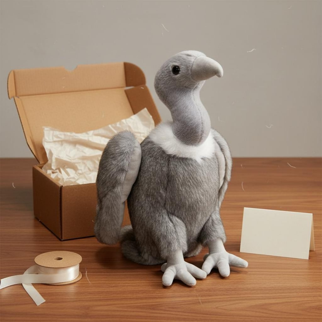 ผ้าฝ้ายบรรจุ Vulture ตุ๊กตาสัตว์ของเล่นของขวัญที่ดียัดไส้ Vulture ตุ๊กตาสําหรับเด็ก