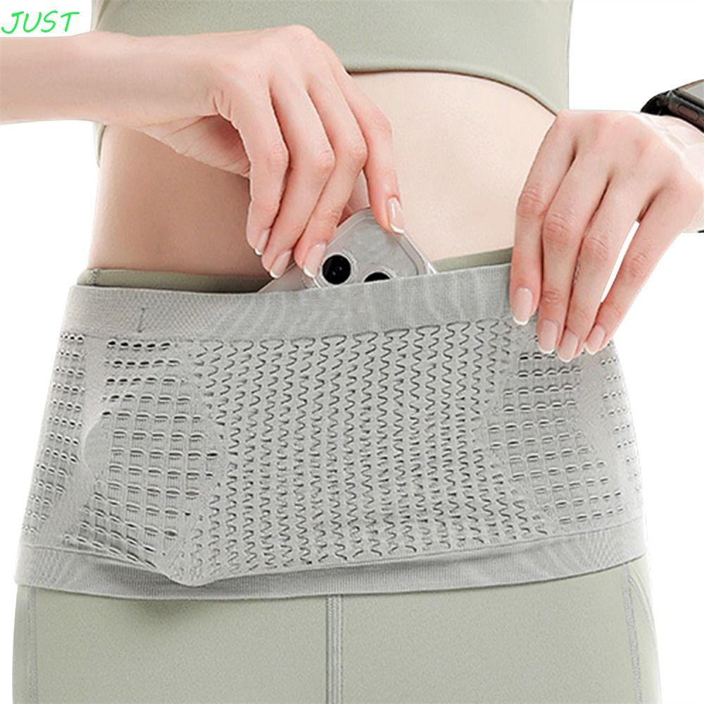 JUST Running Belt Sports Wear Slim Phone Wallet Mobile Phone Bag Sports Money Belt For Women Men Mon