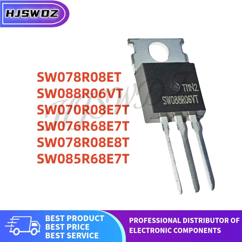 10 ชิ้น SW078R08ET SW088R06VT SW070R08E7T SW076R68E7T SW078R08E8T SW085R68E7T TO-220 MOS คุณภาพที่ดี