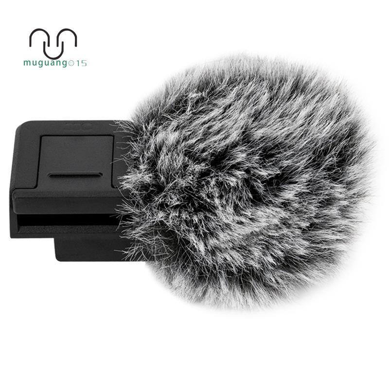 [ลดราคา M5] Furry Windshield with Cold Shoe Mount Adapter ZV-E10 ZV-1 II/ZV1/ZVE1 Vlog Cameras, Cold