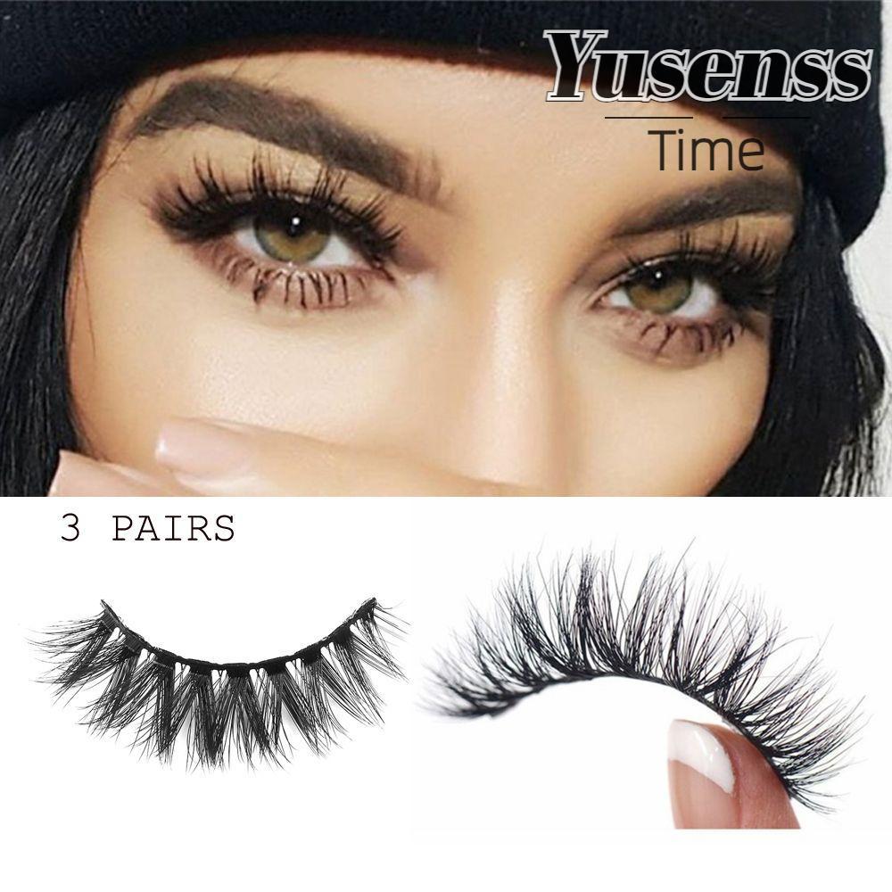 YUSEN Wispy Lashes ดึงดูดใจ Cross Beauty Makeup Voluminous Cilia