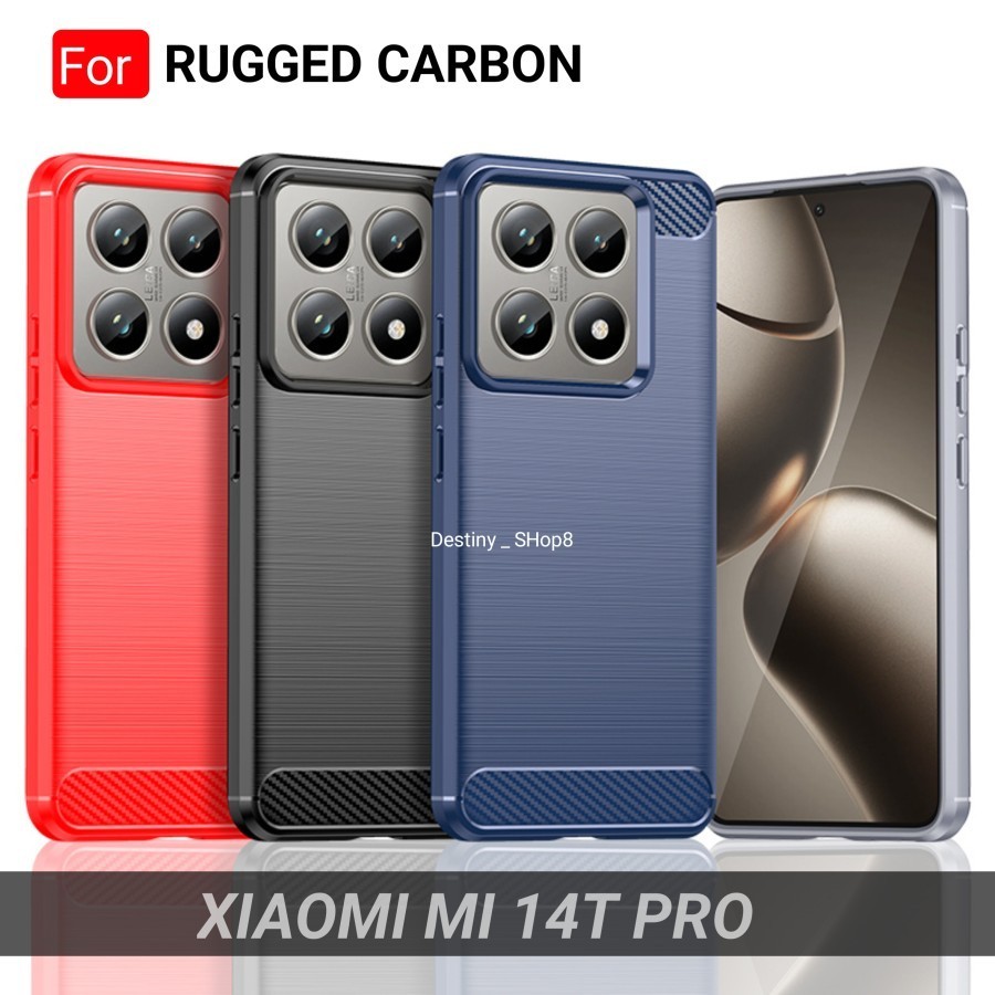 CASE XIAOMI MI 14 / MI 14T 14T PRO / MI 14 PRO SLIM ARMOR RUGGED CARBON CASE