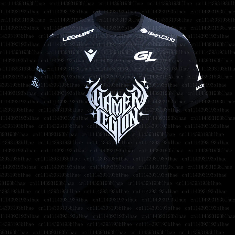 E-sports อุปกรณ์ GamerLeggion 2026 CS2 ทีม Jersey Pro League Jersey Tops เสื้อ ID ที่กําหนดเอง
