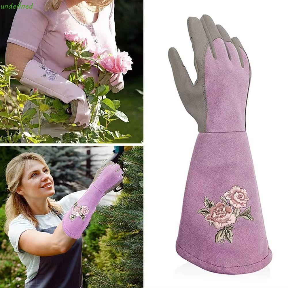 JARREDIW ถุงมือทําสวน,ผ้า Oxford กันน้ําถุงมือกันหนาม,ป้องกันนวมทนทานแขนยาวความปลอดภัย Sting-Resistant ถุงมือตัดแต่งกิ่งสวนปลูก