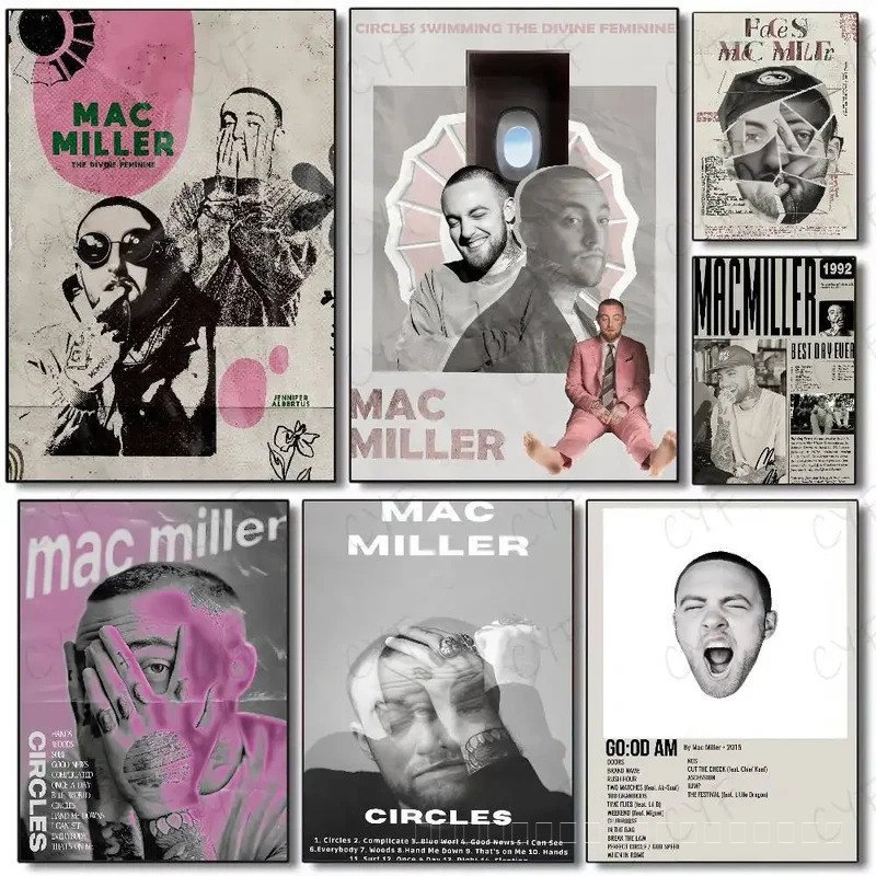 M-mac MillerS โปสเตอร์ Home Wall Art ห้องโรงรถ DecorWater Proof กระดาษพิมพ์ตกแต่งห้องสติกเกอร์ Art Wall ตกแต่งห้องนั่งเล่น