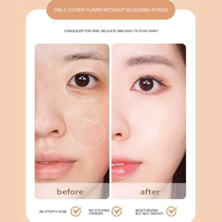 DRKSCOI C2P คอนซีลเลอร์สำหรับผิวกระจ่างใส & สีพีช คอนซีลเลอร์คอเรคเตอร์พีชปกปิดใต้ตาคล้ำใต้ตาไบรท์