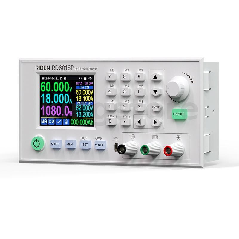 RIDEN RD6018P แหล่งจ่ายไฟ DC แบบปรับได้ 1080W 60V 18A แรงดันไฟฟ้าที่แม่นยําควบคุมกระแสกําลังสูงเอาต์