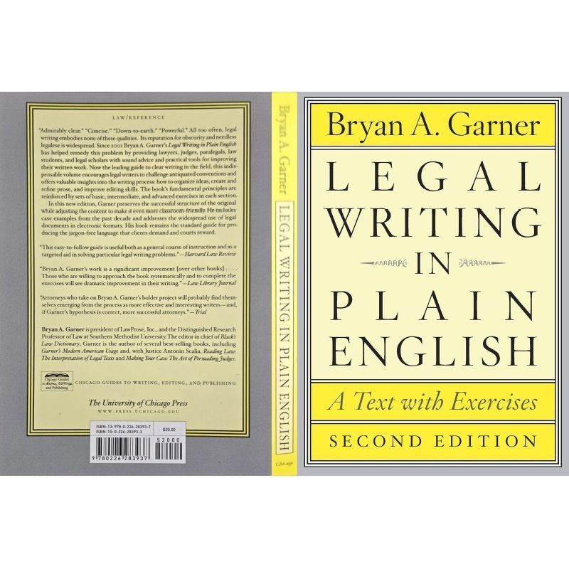 Paper English Books 278 Legal Writing in Plain English, Second