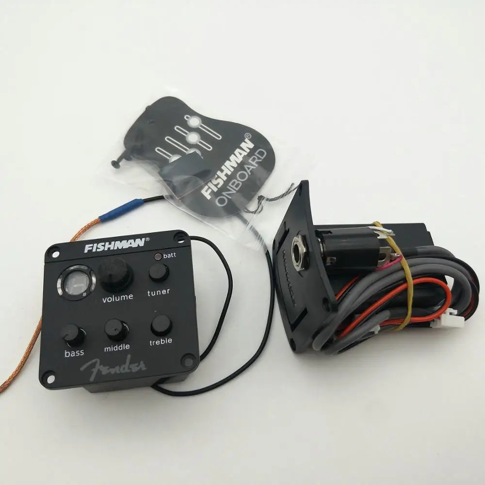 FISHMAN ISYS 301 รุ่นกีตาร์ Preamp EQ Tuner Piezo Pickup Beat ชิ้นส่วนกีตาร์