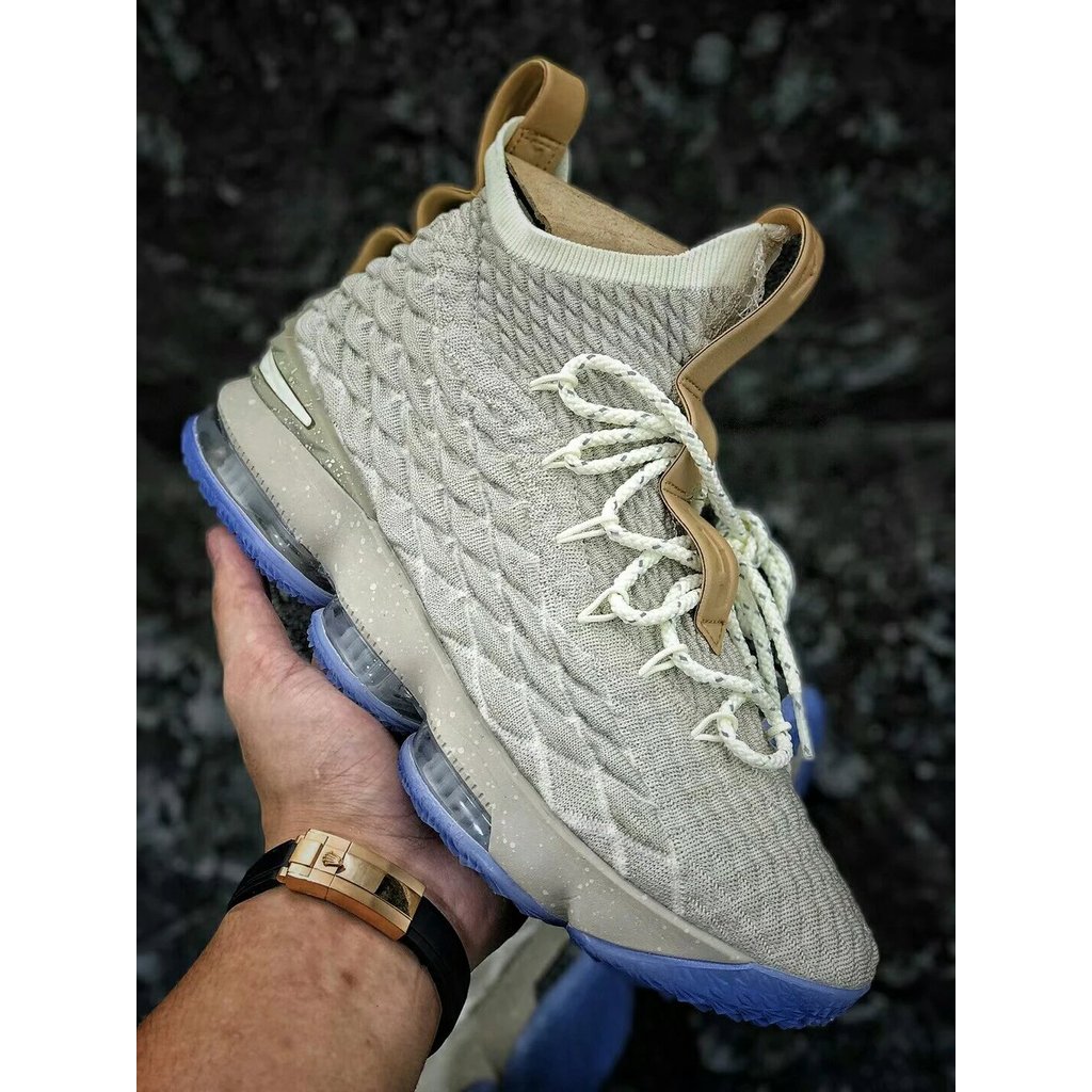 Lebron XV EP 15 การทดสอบความน่าจะเป็นสูง โรงงานดั้งเดิม 3D ทอด้านบน